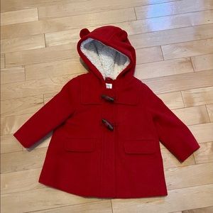 Baby Gap Red Peacoat